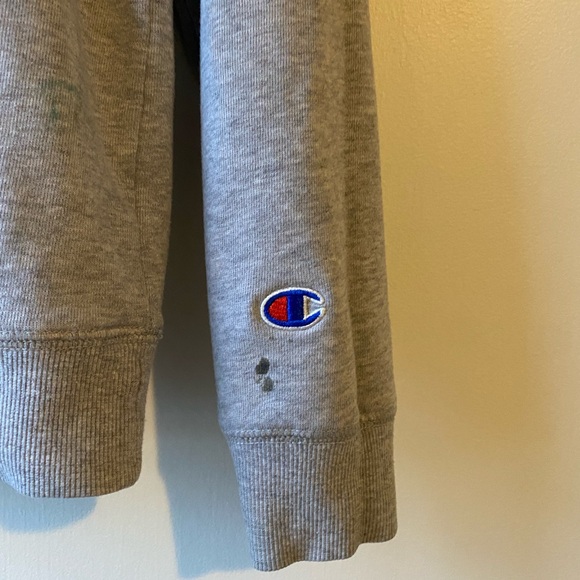 Free With Purchase Champion Sweater Boys Size Medium Camping Play Hoodie Kids - Picture 2 of 4